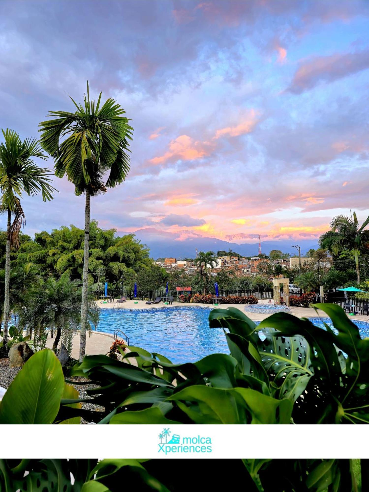Apartamento Privado Vacacional A 5M Del Aeropuerto, 20 Minutos Del Parque Del Cafe Y Centro De Armenia Con 4 Piscinas, 3 Jacuzzi, Sauna By Molca Xperiences 3H Zewnętrze zdjęcie