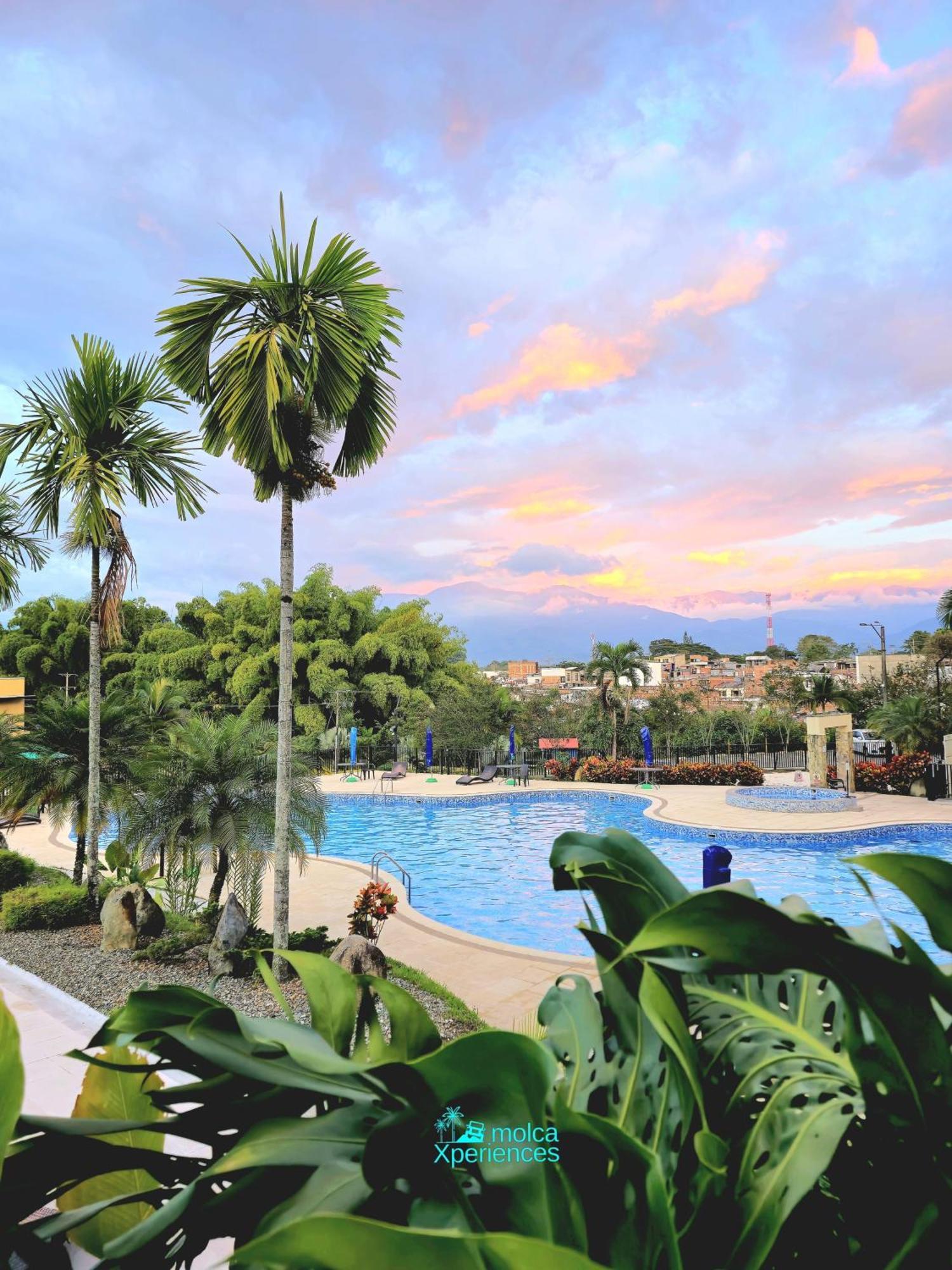 Apartamento Privado Vacacional A 5M Del Aeropuerto, 20 Minutos Del Parque Del Cafe Y Centro De Armenia Con 4 Piscinas, 3 Jacuzzi, Sauna By Molca Xperiences 3H Zewnętrze zdjęcie